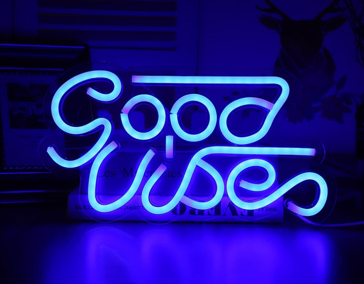 USB-powered LED neon wall sign