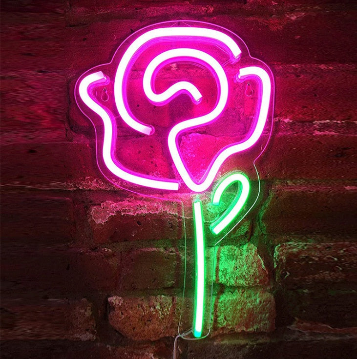 USB-powered LED neon wall sign – view 6