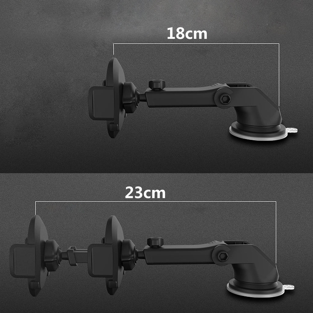 Telescopic dashboard car phone mount – view 2