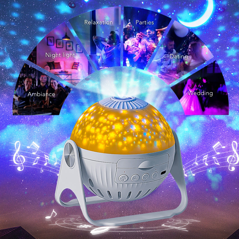 Galaxy star projector night light – view 10