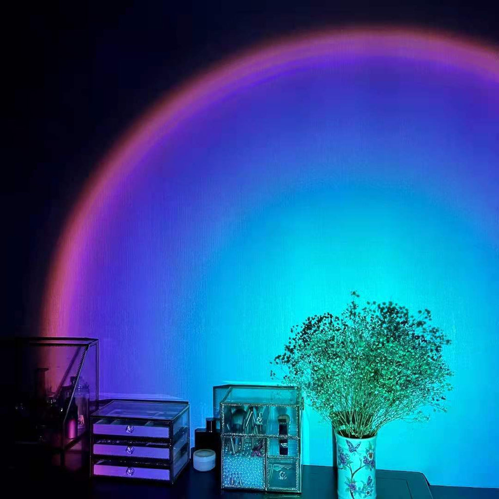 Sunset projection lamp casting a warm glow – view 3