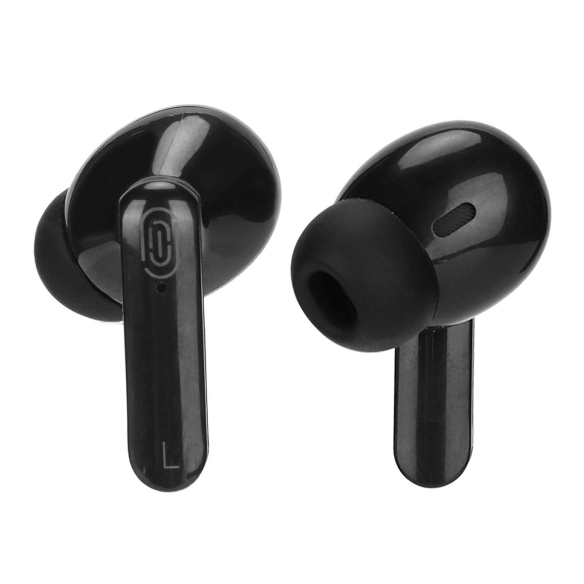 Translator earbuds side view