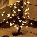 Copper wire tree lamp with warm white LED lights – view 11