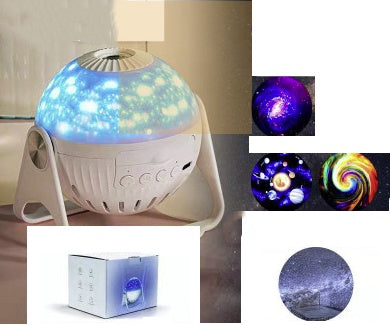 Galaxy star projector night light – view 5