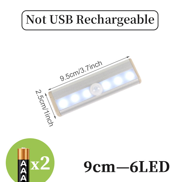 Motion sensor LED light bar, USB rechargeable – view 10