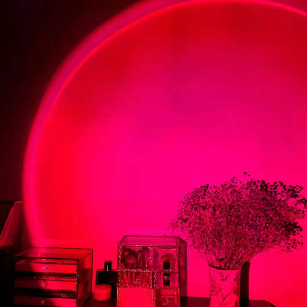 Sunset projection lamp casting a warm glow – view 2