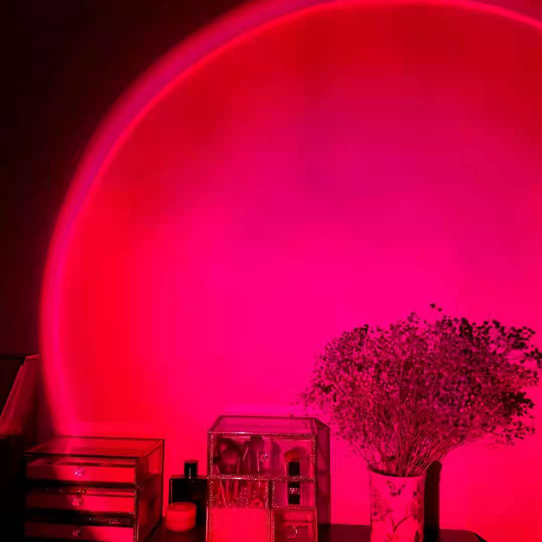 Sunset projection lamp casting a warm glow – view 2