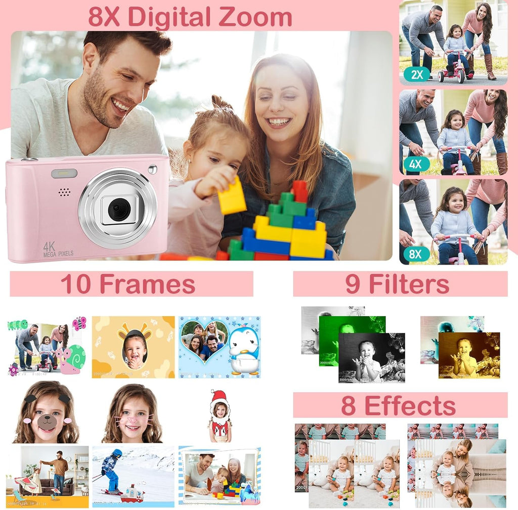 Kids camera frames, filters and effects