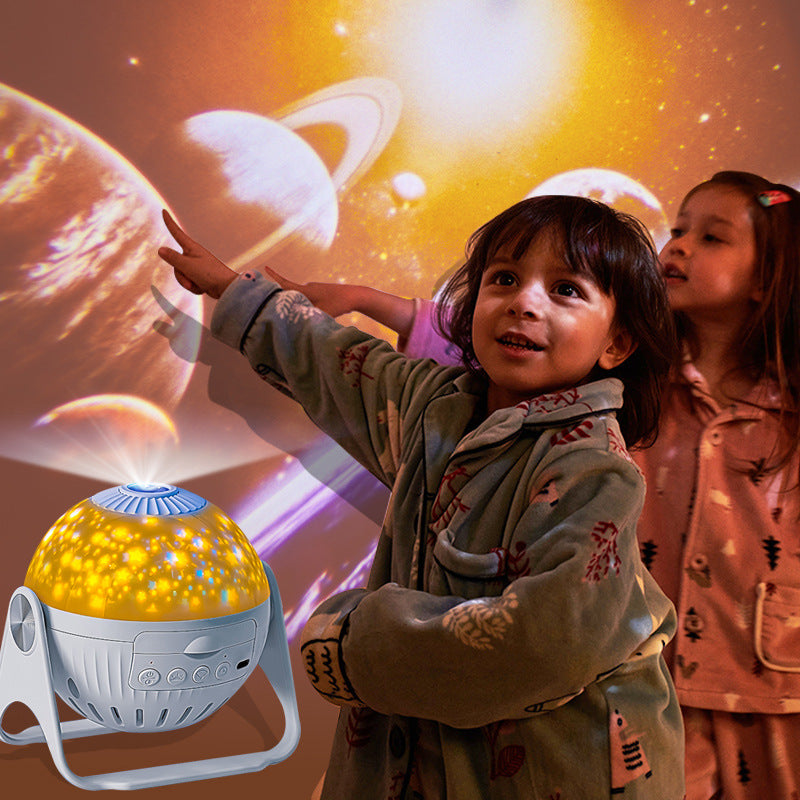 Galaxy star projector night light – view 7